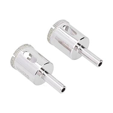 Imagem de Broca para telha cerâmica, ampla aplicação Broca oca Serra de furo Design de incisão niquelada para operações de perfuração