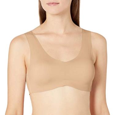 Imagem de Hanes Ultimate Camiseta feminina ultraleve sem fio, sutiã sem aro com bojos de espuma, Nude., XX-Large