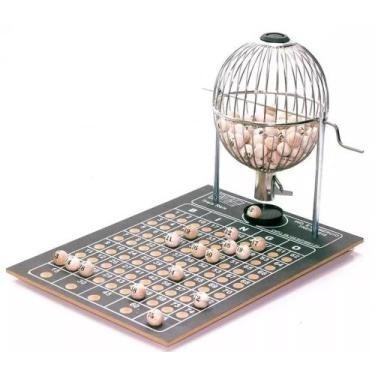 Imagem de Bingo Profissional Nº 2 (Médio) Cromado 75 Bolinhas - Treis Reis
