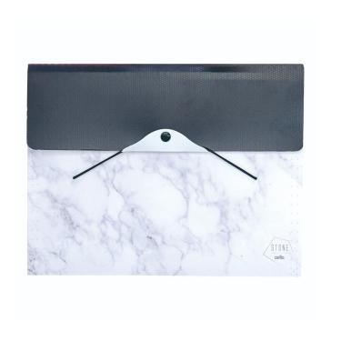 Imagem de Pasta Sanfonada A4 Dello Stone 12 Divisórias 6099 Preta