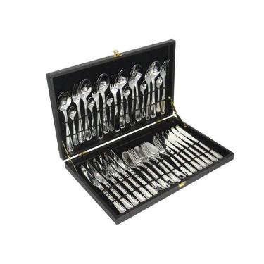 Imagem de Faqueiro 42 Peças Inox Liso Imporiente Ca12020