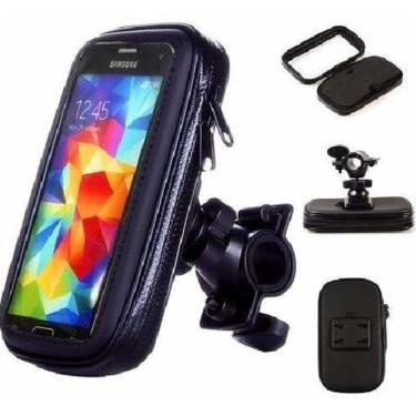 Imagem de Suporte De Celular Para Moto Bicicleta Guidão Impermeável