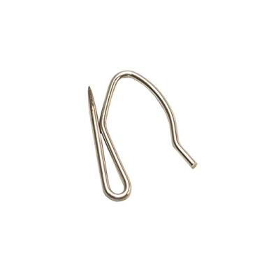 Imagem de RV Designer Gancho drapeado de aço inoxidável A113, 14 por pacote, ferragens para cobertura de janela