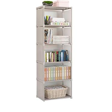 Imagem de KIZQYN Estante de livros montado infantil moda simples estante não tecido dormitório de...