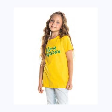 Imagem de Camiseta Juvenil Copa Do Mundo Vai Brasil Algodão Unissex - Sba