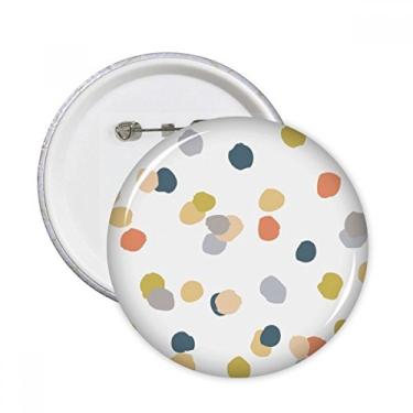 Imagem de Cores abstratas plantas arte padrão pinos redondos crachá botão emblema acessório decoração 5 peças