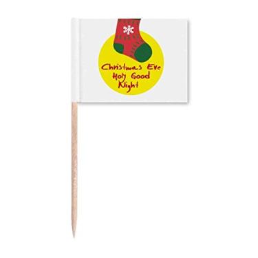 Imagem de Marcador de palito de dente sagrado Christmas Eve Dreams Decoração de festa