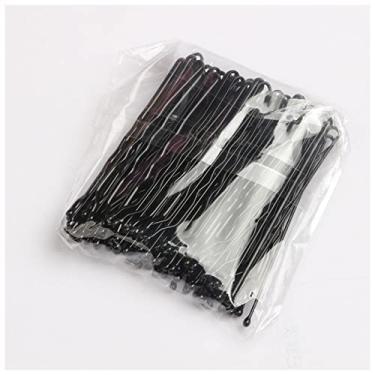 Imagem de Conjunto de pernas de grampo de cabelo de 50 peças de 4 cores 5 cm grampo de cabelo de onda encaracolada grampo de cabelo feminino acessórios de cabelo grampo de cabelo acessórios de cabelo (cor: única, tamanho: preto)