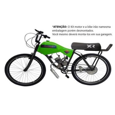 Imagem de Bicicleta Motorizada Carenada Banco Xr (Kit & Bike Desmont) - Rocket