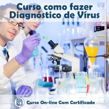 Imagem de Curso online em videoaula de como fazer Diagnóstico de Vírus com Certificado + 2 brindes