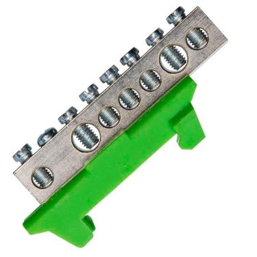 Imagem de Suporte com Barra de Terra 7 Ligações Ref. 928055 - Cemar