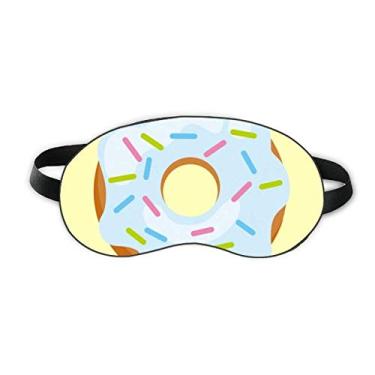 Imagem de Blue Doughnut Sobremesa Sweet Food Sleep Eye Shield Capa macia para sombra noturna