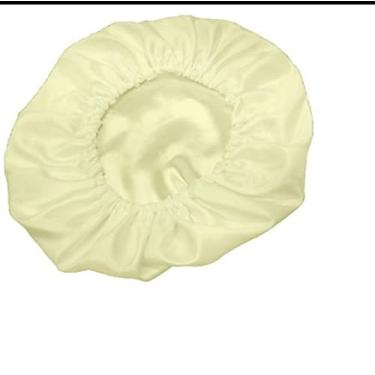 Imagem de Touca De Cetim Seda Pérola Anti Frizz Para Dormir
