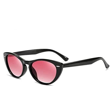 Imagem de Óculos de Sol Feminino Charms Retro Óculos Casual Gatinho Polarizado com Proteção Uv400 (C4)