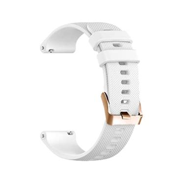 Imagem de SVAPO Pulseira de relógio de 20mm para Samsung Galaxy Watch 4 Classic 46 42mm Smartwatch Silicone Sport Bracelet Active 2/3 41 Watch4 44 40mm Strap (Cor: Smokey Mauve, Tamanho: Active2 40 44)