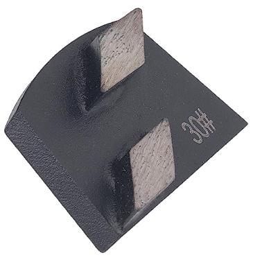 Imagem de Sapatas de Polimento de Diamante 3 Peças Almofadas de Polimento de Metal Disco de Revestimento 30 Grão Bloco de Polimento para Piso de Concreto Cimento Pintura