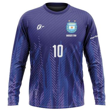 Imagem de Camiseta Manga Longa Filtro UV Argentina Away-Masculino