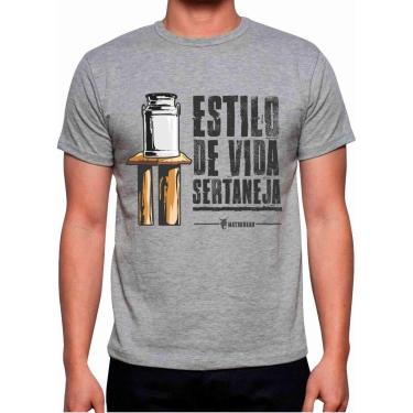 Imagem de Camiseta Masculina Estilo de Vida Sertaneja Colorida-Masculino