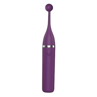 Imagem de Vibrador Feminino Estimulador do Clitóris Substituível Ponto G masturbação Casais Adulto Produtos Eróticos (Roxo)