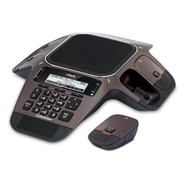 Imagem de Vtech VCS754 ErisStation Telefone de conferência com 4 microfones sem fio VoIP e dispositivo
