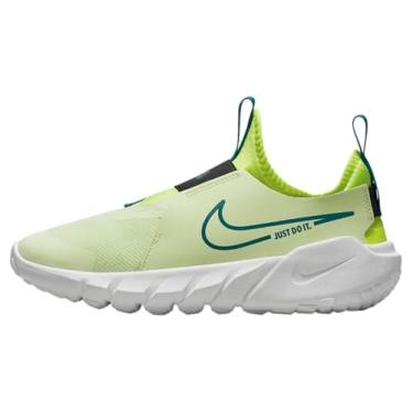Imagem de Nike Tênis infantil Flex Runner 2 (criança grande), Abeto brilhante/Volt/mal volts, 4 Big Kid