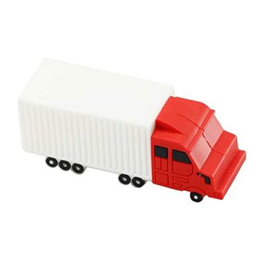 Imagem de 4 GB Modelo de caminhão Flash Drive USB 3.0 Drive Memory Stick Pen Drive Armazenamento de Dados Zip Drive Jump Drive Flash Stick USB Stick USB Flash Drive - Vermelho