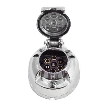 Imagem de Tomada Engate Plástico 7 Polos Cromado Carros - Texas 4X4