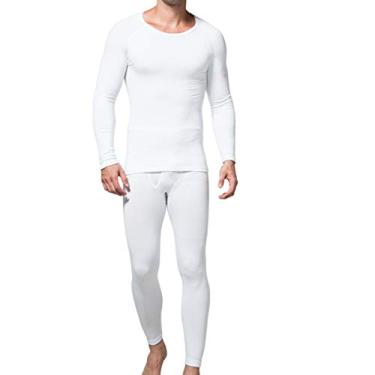 Imagem de Macaquinho de compressão masculino emagrecedor body slim fit academia fitness collant atlético body para homens camiseta