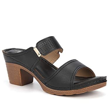 Imagem de Sandálias de dedo aberto feminino NICETOW chinelos finos sapatos casuais confortáveis ​​para uso interno e externo Rosa, bege, preto