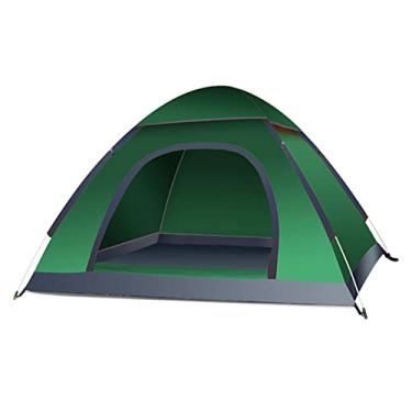 Imagem de Tenda Automática,Barraca automática ao ar livre com protetor de telhado superior Barraca de acampamento à prova d'água Barraca de praia dobrável para camping, pesca e caminhadas