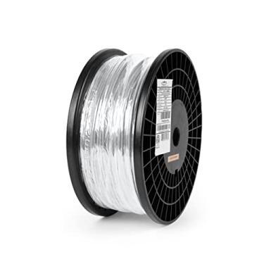 Imagem de Elite Cat6 trançado 28AWG (classificação cm) - Ethernet ultrafina, 305 m, par trançado não blindado (UTP), cobre trançado puro, certificado UL, ultra flexível, carretel, branco | Crie cabos de patch