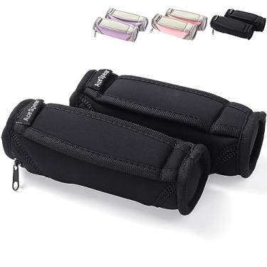 Imagem de AceSpear Pesos de mão para mulheres e homens, 450 g, 900 g, 1,3 kg, 1,8 kg, halteres macios de 2, peso removível para caminhada para aeróbica, corrida, corrida (900 g x 2, preto)