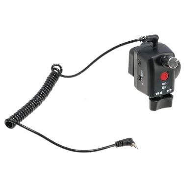 Imagem de FOTGA Filmadora Lanc Controle remoto de 2,5 mm IRIS/Zoom/Controle de gravação de vídeo para Sony HXR-NX800 PXW-Z200 PXW-Z90 Z100 Z150 z190 Z1C Z7C FS5 FS7 II FS700 FX6 FX9 A1C para Panasonic cx200 0 m