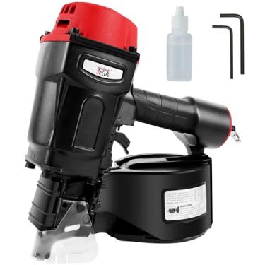 Imagem de 3PLUS A pistola de pregos pneumática HCN70SP com bobina pneumática aceita pregos agrupados de fio de 15 graus 3,5 cm a 6,5 cm