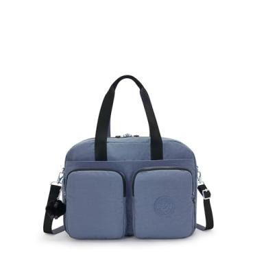 Imagem de Kipling Bolsa feminina Defea XL, Blue Lover, 17.25''L x 12.5''H x 8.25''D, Kipling Bolsa feminina Defea Xl