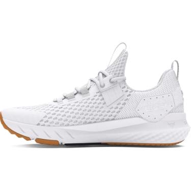 Imagem de Under Armour Tênis masculino Project Rock Blood Sweat Respect 4, (100) Branco/Cinza Distante/Preto, 7