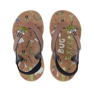 Imagem de Chinelo Infantil Masculino Klin Acqua Marrom - 4421-Masculino