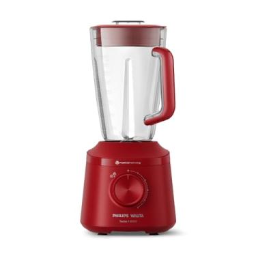 Imagem de Philips Walita, Liquidificador Série 3000 Turbo, 220V, Vermelho, 1000W - HR2270/40