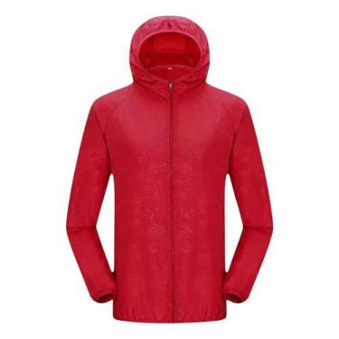 Imagem de Corta Vento, Capa De Chuva, Com Capuz! - LNGXO, 2GG, Vermelho