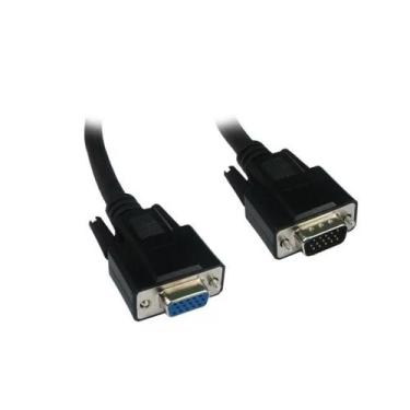Imagem de Cabo extensor VGA para VGA 15 pinos 2 metros - F-NEW