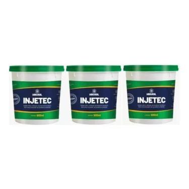 Imagem de Kit 3 Injetec Impermeabilizante Anti Umidade Parede - vbrasil