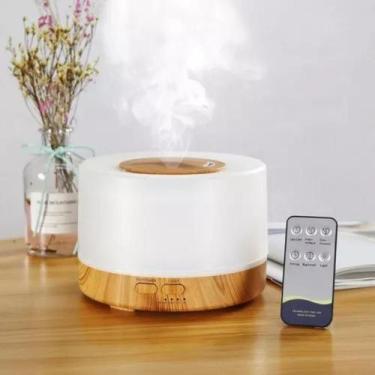 Imagem de Difusor Umidificador De Aroma Elétrico 500Ml Com Controle - Bc Bora Co