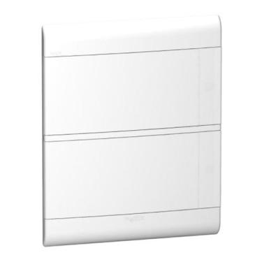 Imagem de Quadro Sobrepor 24DIN Easy9 2 Filas 24 Módulos ZF Branco Schneider, Br