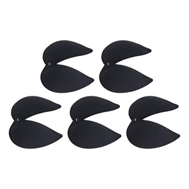 Imagem de Sutiã Adesivo, Forte Viscosidade Sem Alças sutiã Adesivo 3D Lateral Busto Levantamento Silicone 5 Pacote para a Vida Diária (B)