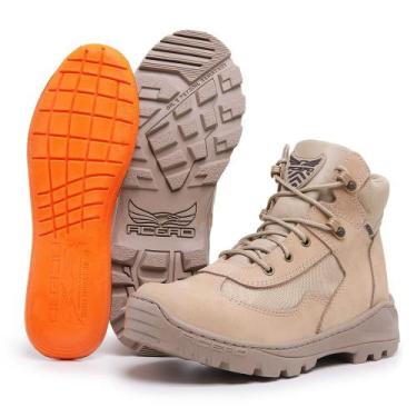 Imagem de Bota Coturno Colt Couro Militar Confortável Estiloso Macio - Acero, Be