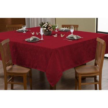 Imagem de Toalha de Mesa Jacquard Adamascado Luxo 12 lugares 3,50mx1,40m - Rafal