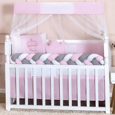 Imagem de Kit berço completo modelo coroa - berço americano e nacional - serve p