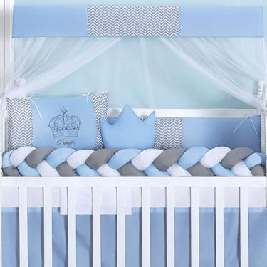 Imagem de Kit berço completo modelo coroa - berço americano e nacional - serve p