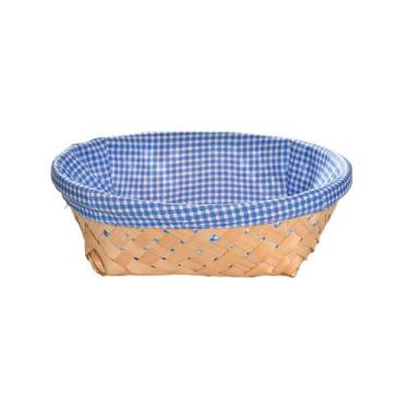 Imagem de Cesto de Mesa RD Bambu 25x7Cm - Wincy Casa