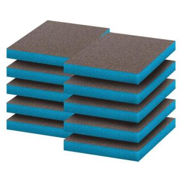 Imagem de Kit 10 Esponjas 98 X 120mm Ultrafino 250 para Polimento Azul - Bosch